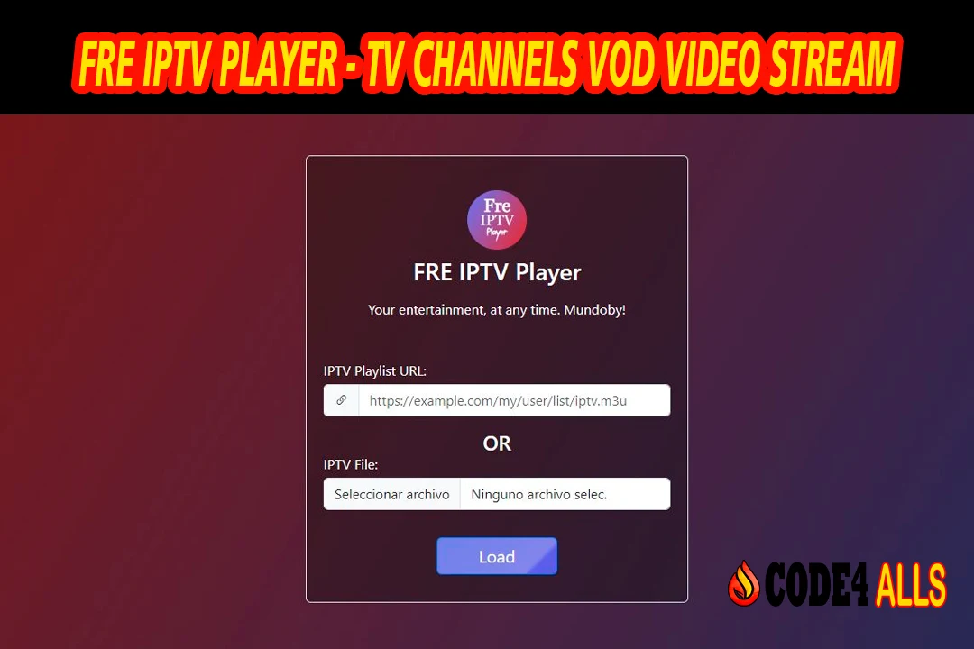 FRE IPTV Player - TV Channels  Video Stream
