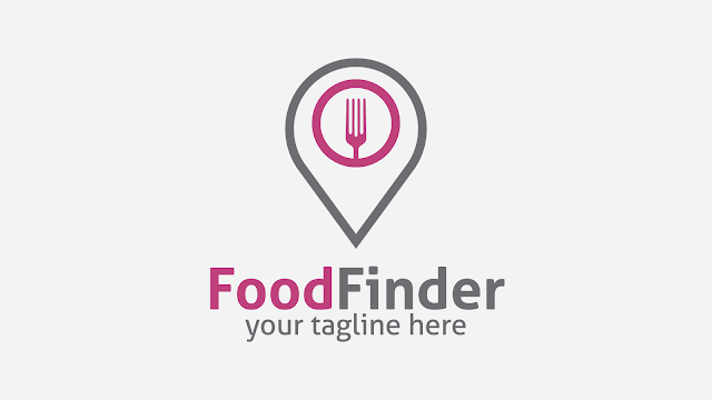 foodfinder free business logo design template restaurant