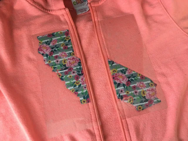 Heat Transfer Vinyl, HTV, zipper hoodie, silhouette studio v4, glitter htv