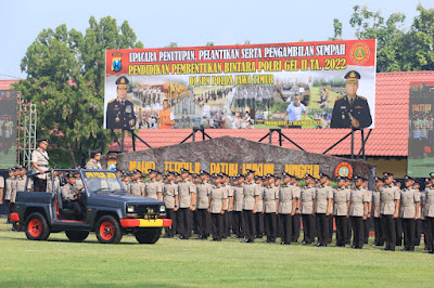 Kapolda Jatim Lantik 638 Bintara Baru Tahun Anggaran 2022