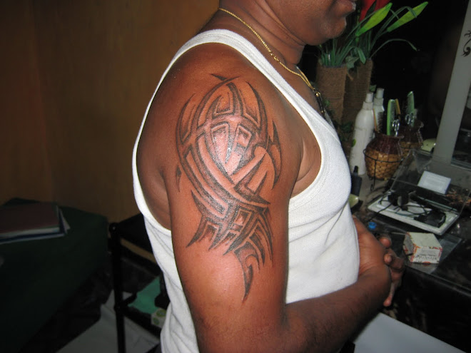 tribal tattoo shading