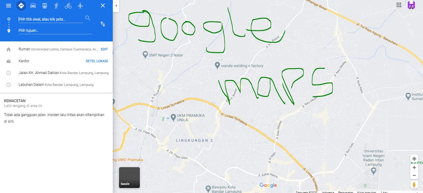 Cara Tambah Banyak Tujuan di Google Maps