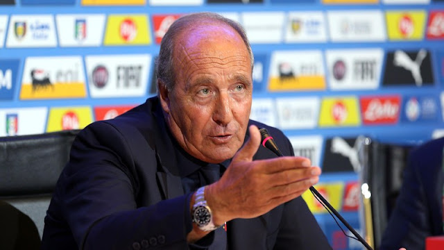 Pelatih tim nasional Italia Giampiero Ventura