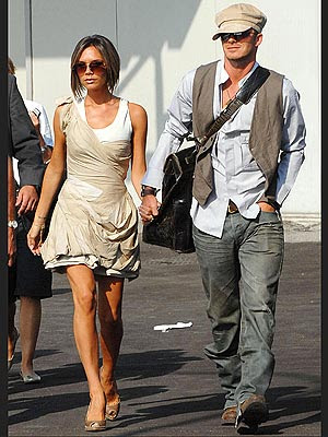 victoria beckham and david beckham. victoria and eckham