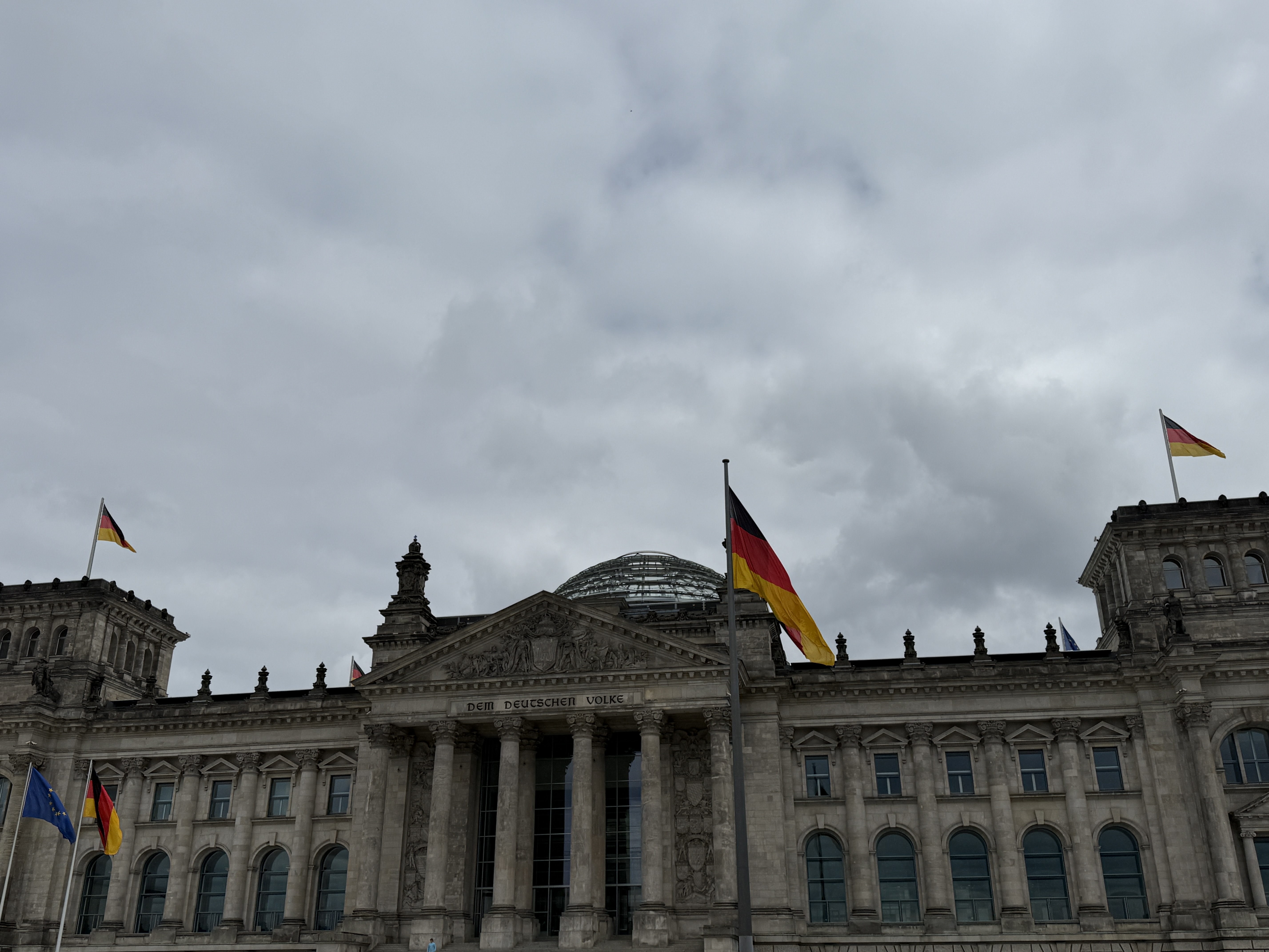 the Reichstag building in Berlin a stop on the WWII walking tour
