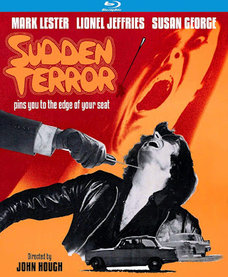 Kino Loreber's cover art for their Special Edition Blu-ray of SUDDEN TERROR!