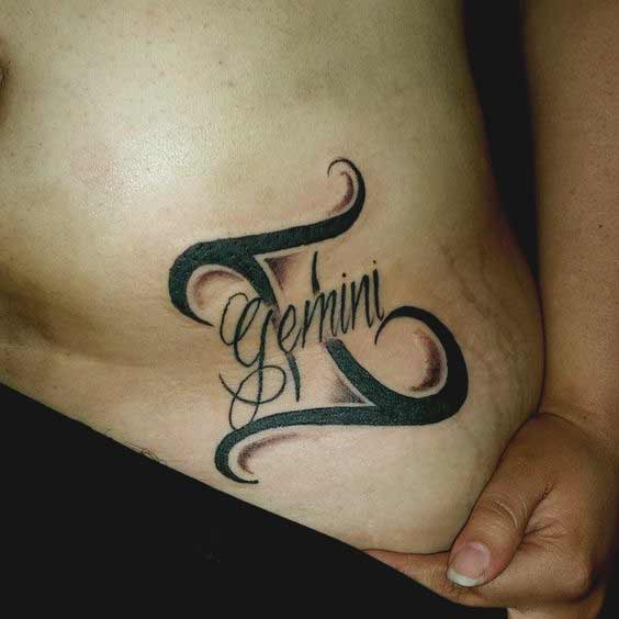 gemini tattoos for women