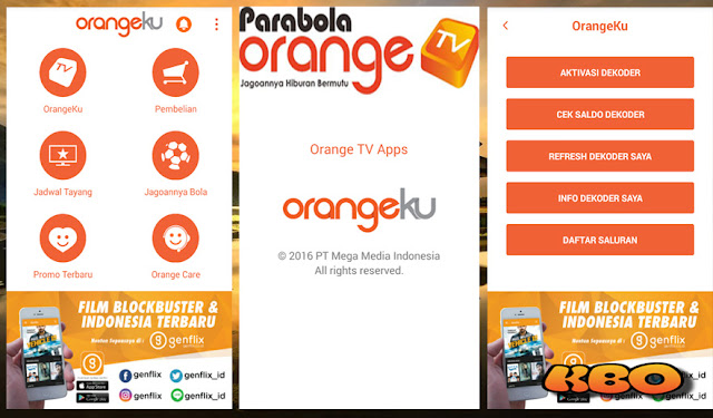 Download Aplikasi Android OrangeKu Untuk Transaksi Orange TV kaya bisnis online