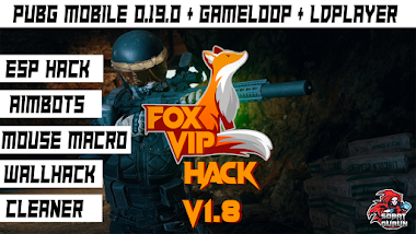 CARA CHEAT PUBG MOBILE 0.19.0 IN GAMELOOP AND LDPLAYER - FOX HACK V1.8