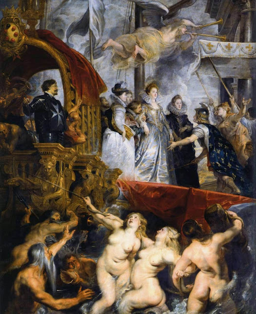 Peter Paul Rubens – The Landing of Marie de Médicis at Marseilles [1623-25]