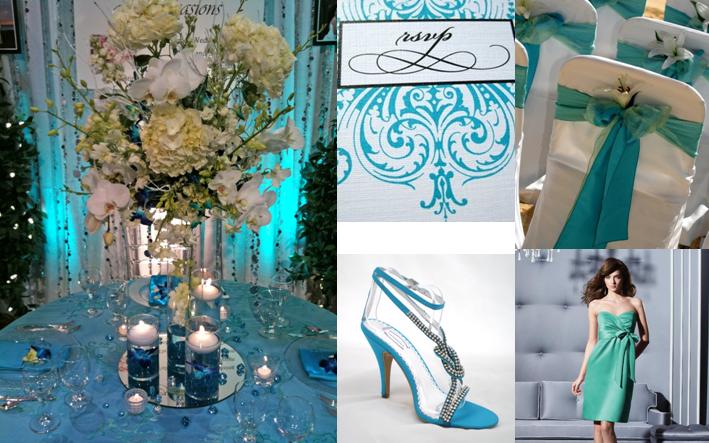 Turquoise is THE color for 2010 Use it for your wedding