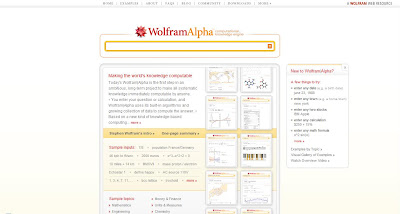 home page wolfram alpha