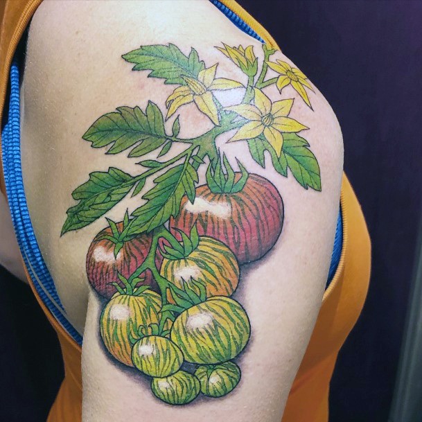50 tatuagens de tomate para mulheres autênticas e originais!
