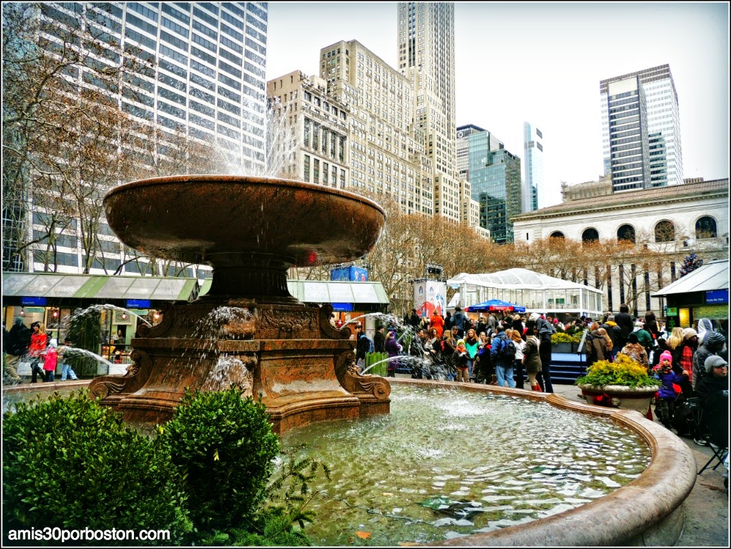 Mercadillos Navideños en Nueva York: Bryant Park