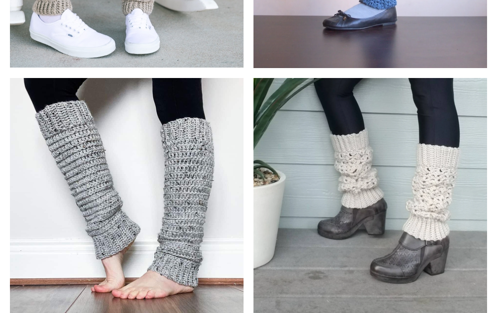 How to Crochet Leg Warmers for Beginners - Create ♥ Nurture ♥ Heal ♥