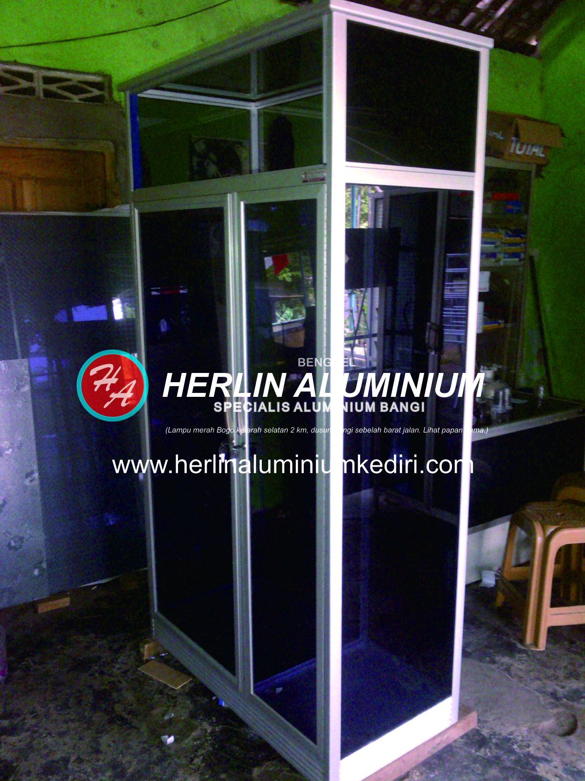 Daftar harga Lemari  Pakaian  Aluminium  di Herlin Aluminium  