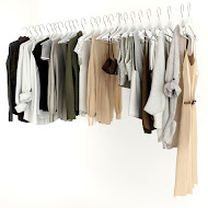 set of clothes 06 3d models for wardrobe