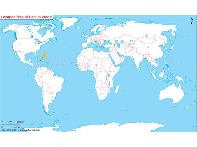 where is haiti on the world map