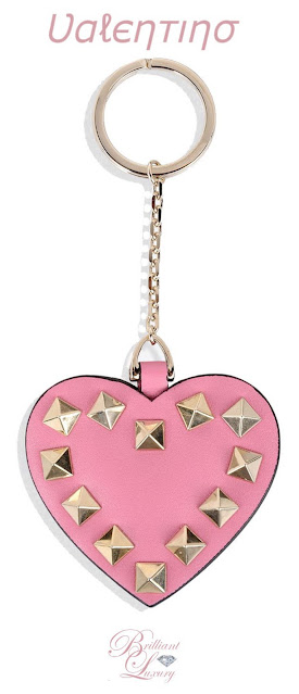 ♦Valentino Watercolor Rockstud heart keyring #valentino #accessories #pastel #brilliantluxury