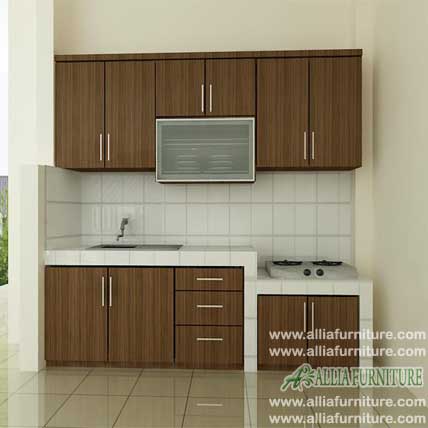  Kitchen  set  simpel HPL  model woody Allia Furniture