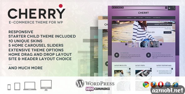 Cherry v1.2.1 – Responsive E-commerce Theme for WP