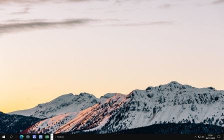 Cara Membuat Icon Taskbar Menjadi di Tengah Taskbar