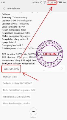 Cara mengganti type Jaringan dari edge 2G ke Hspa 3G LTE 4G di Android