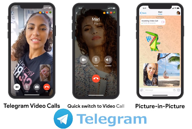telegram videollamadas grupales oficial videomensajes
