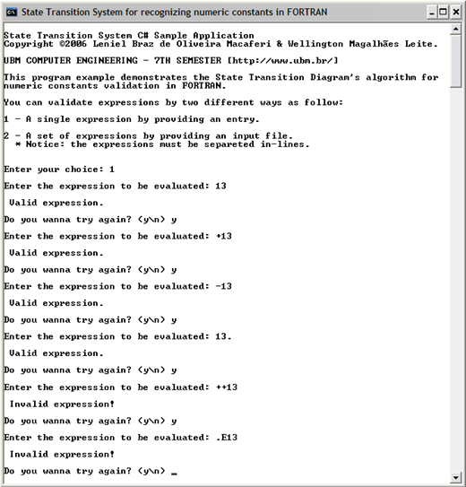 Fortran Numerical Constants Recognizer - Single Expression