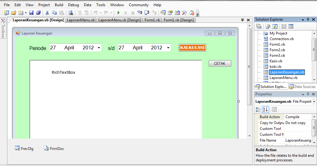 Membuat Script Printing dengan VB.Net ~ Dunia Pendidikan 