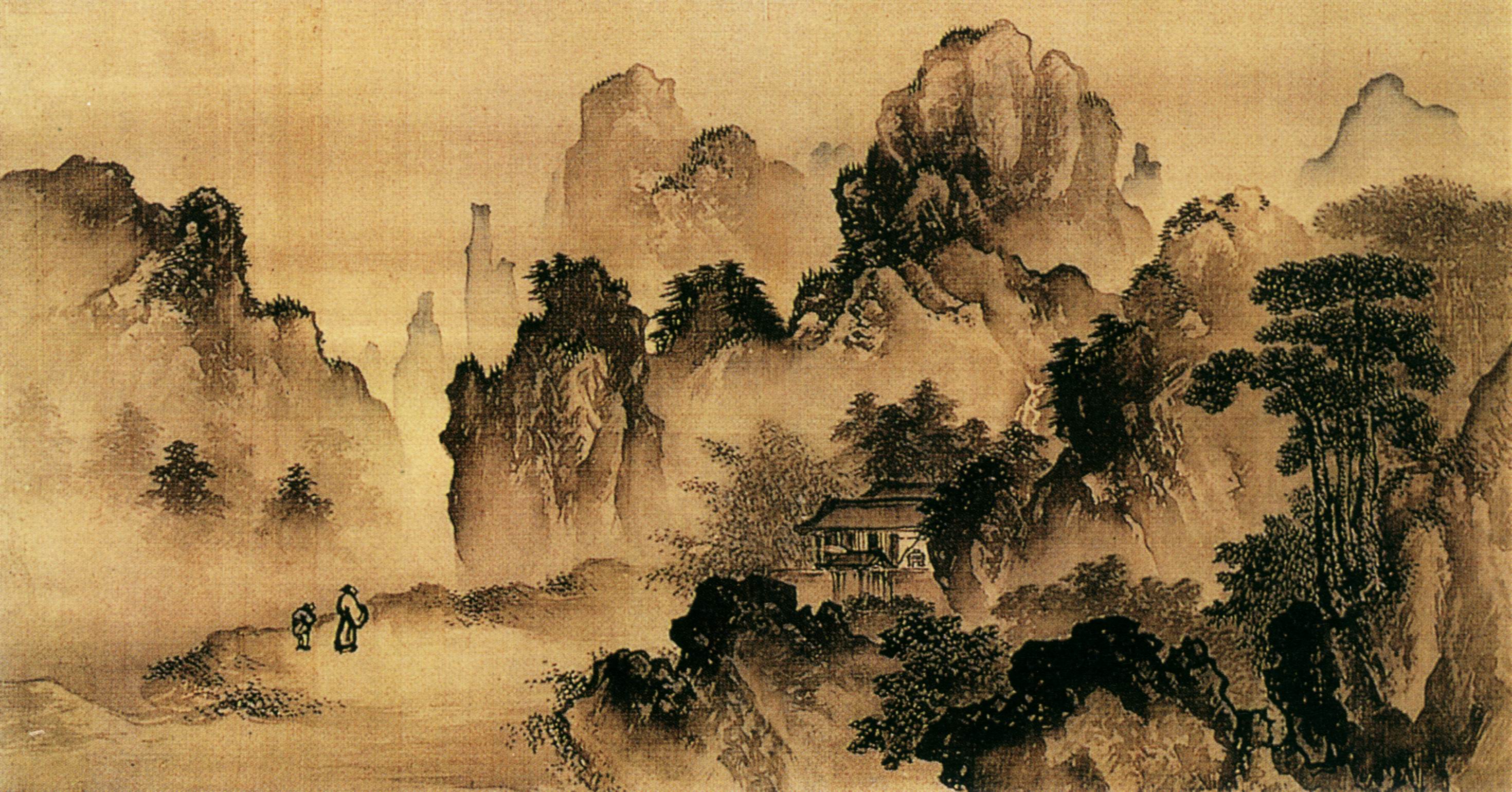Легендарный китайский. Китайский художник Шэнь Чжоу. Шэнь Чжоу, 1467. «Величественная гора Лу». Шэнь Чжоу художники-пейзажисты Китая. Шэнь Чжоу пейзажи.