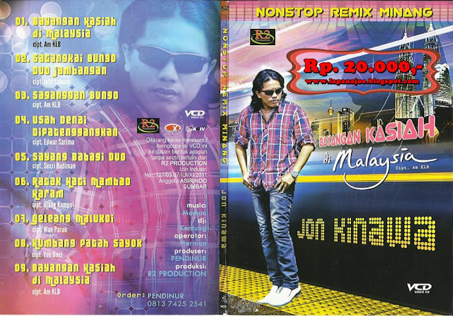 Jhon Kinawa - Bayangan Kasiah Di Malaysia (Album Nonstop Remix Minang)
