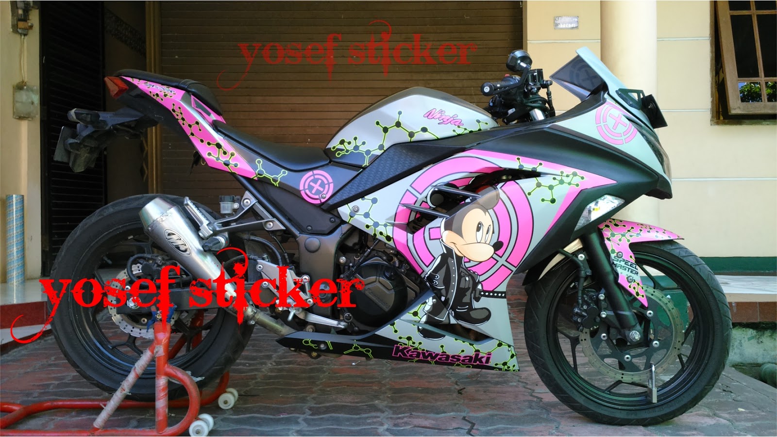 YOSEF CUTTING STICKER SURABAYA CUTTING STICKER NINJA 250 STICKER