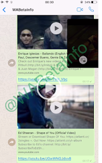 Watch Youtube on WhatsApp