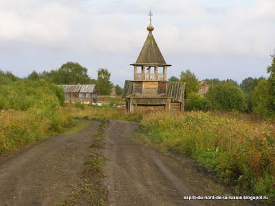 Carelie, Zaonezhie, chapelle en bois, eglise en bois, 