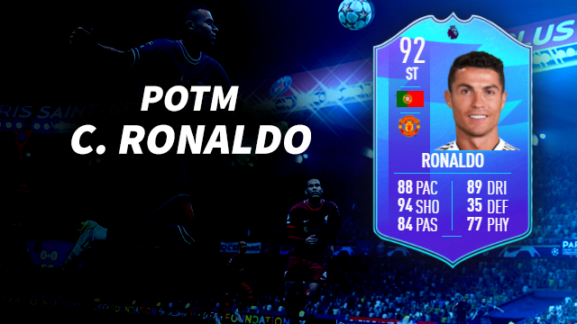 Cristiano Ronaldo POTM Premier League FIFA 22