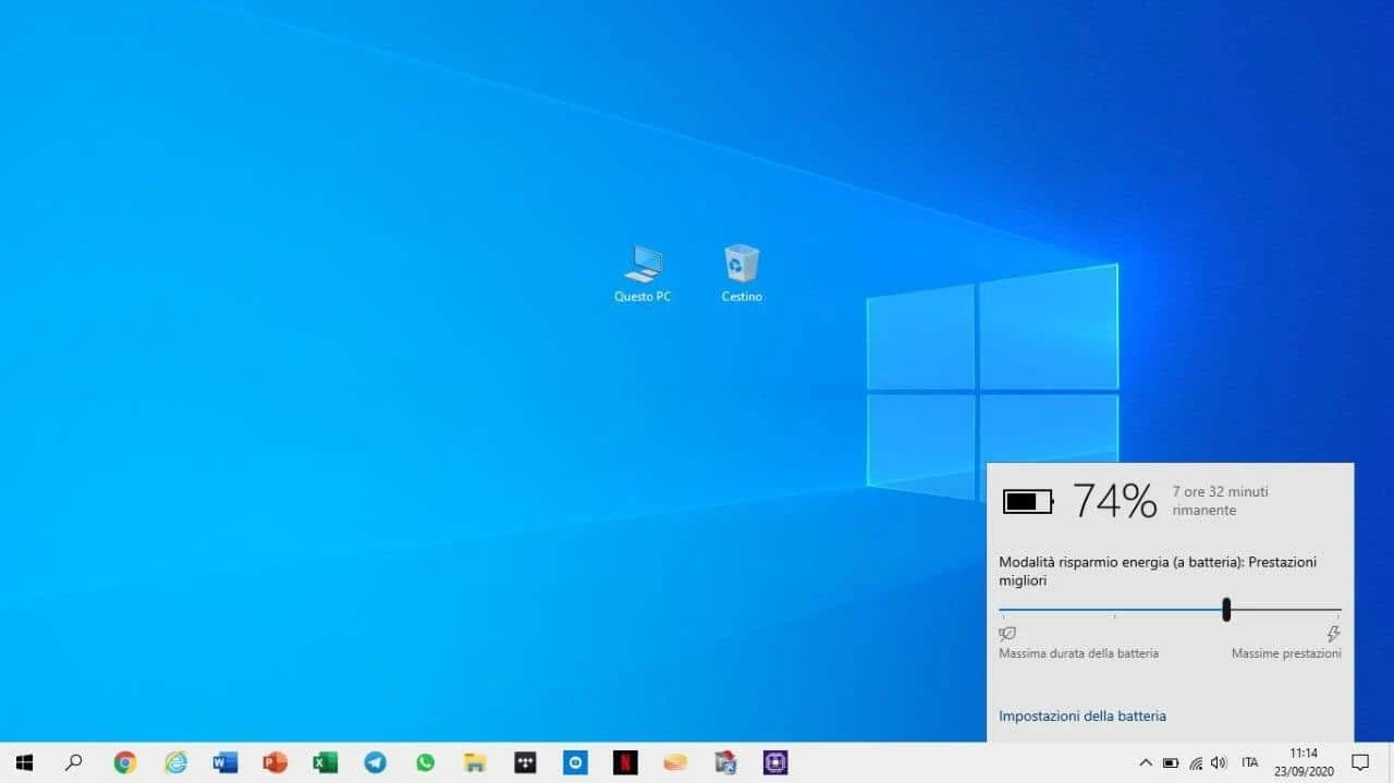 5 trucchi per risparmiare batteria su Windows 10