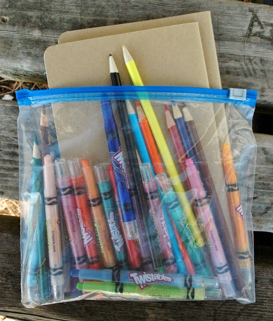 supplies for nature journals