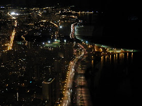 Chicago vue du haut de la tour John Hancock