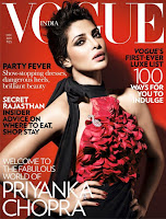 , Priyanka, Chopra, for, Vogue, Cover, page, India, December, 2011, 
