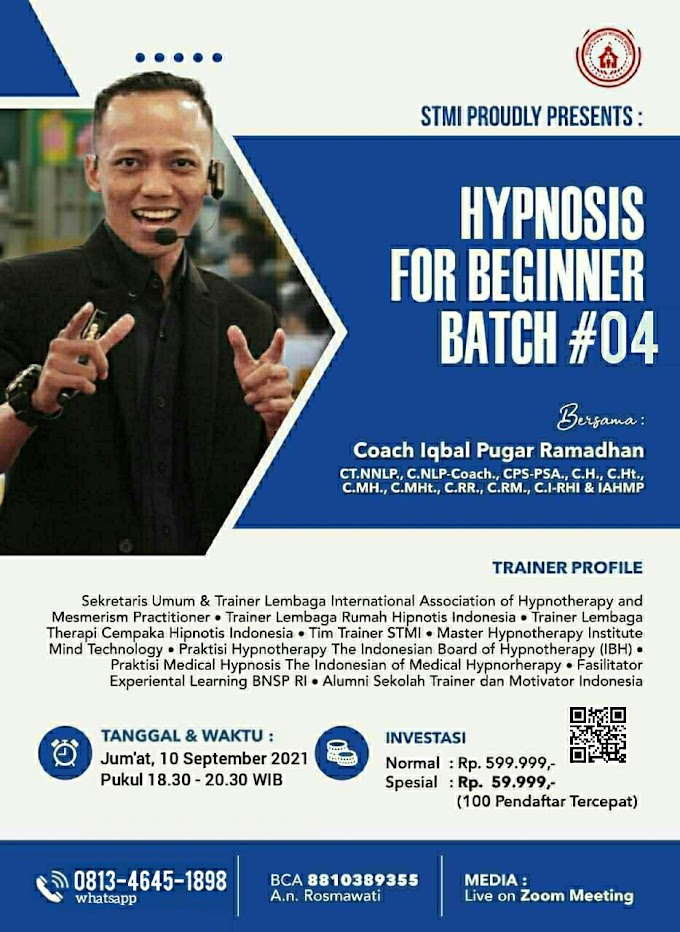 Certified Hypnosis For Beginner Batch 4