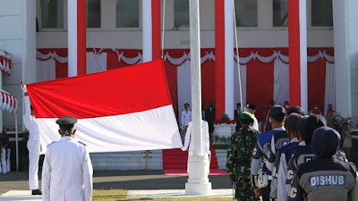 Upacara Peringatan Kemerdekaan RI ke-75 Tingkat Kota Bima Berlangsung Khidmat