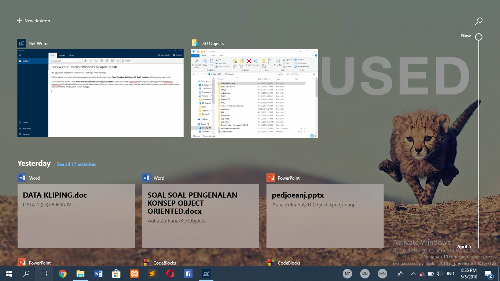 Review Fitur Timeline Windows 10 April Update