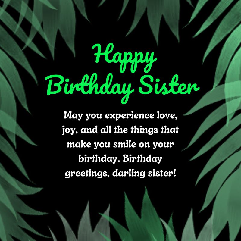 Happy Birthday Sister Images with Heartfelt Quotes and Wishes