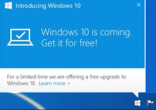 windows 10 upgrade notifikasi