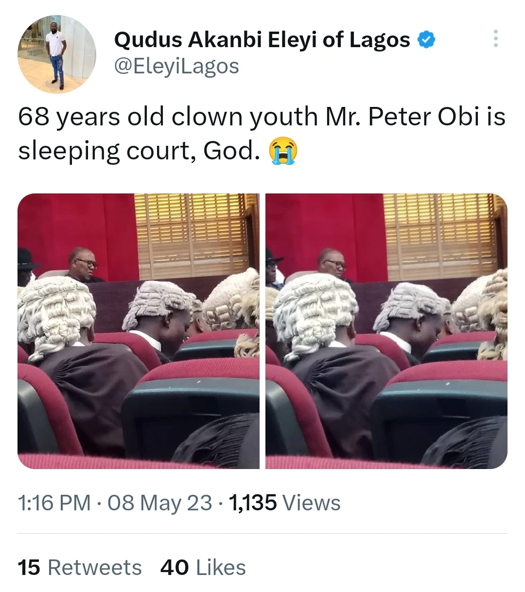 Nigerians React to Peter Obi's Court Nap: Exhaustion or Disrespect?