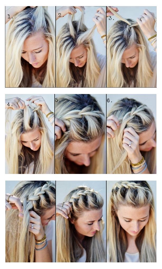 Hairstyles tips and tutorial: make a half-up side french braid