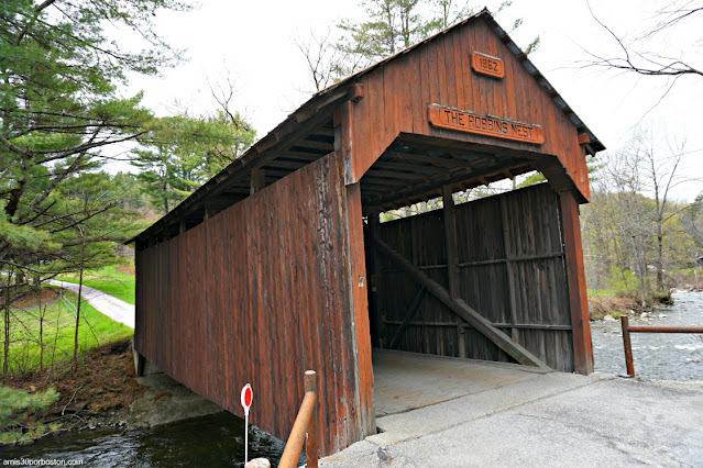 Robbins Nest Covered Bridge en Barre, Vermont