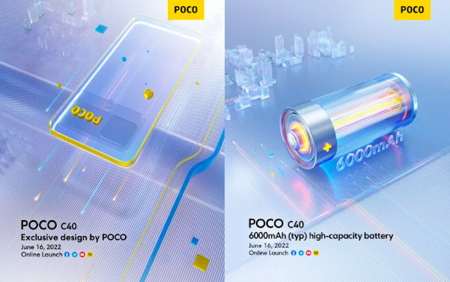 تم تأكيد إطلاق Poco C40 عالميًا في 16 يونيو