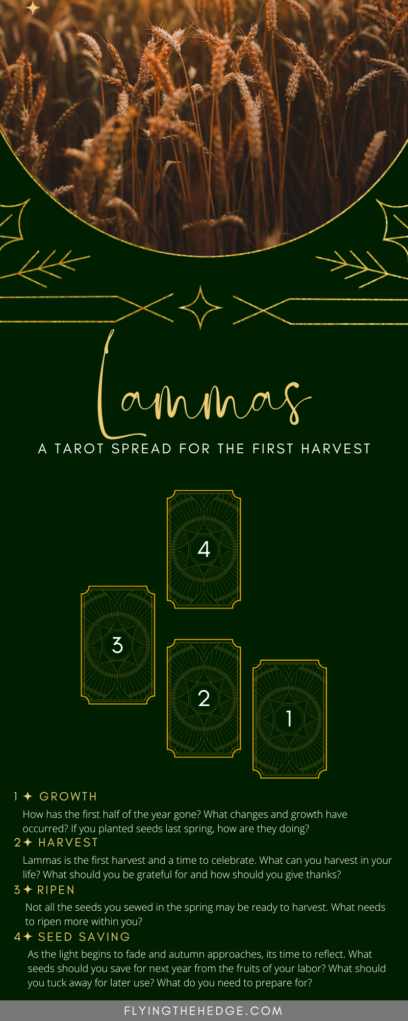 Lammas tarot spread, Lammas, Lughnasa, Lughnasadh, tarot, tarot spread, occult, witch, witchcraft, hedgewitch, hedgecraft, hedge witch, pagan